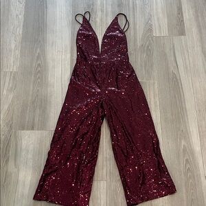 Motel Rocks Sparkling Wine Jumpsuit